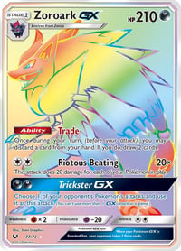 Zoroark GX (Secret) - Shining Legends - Near Mint