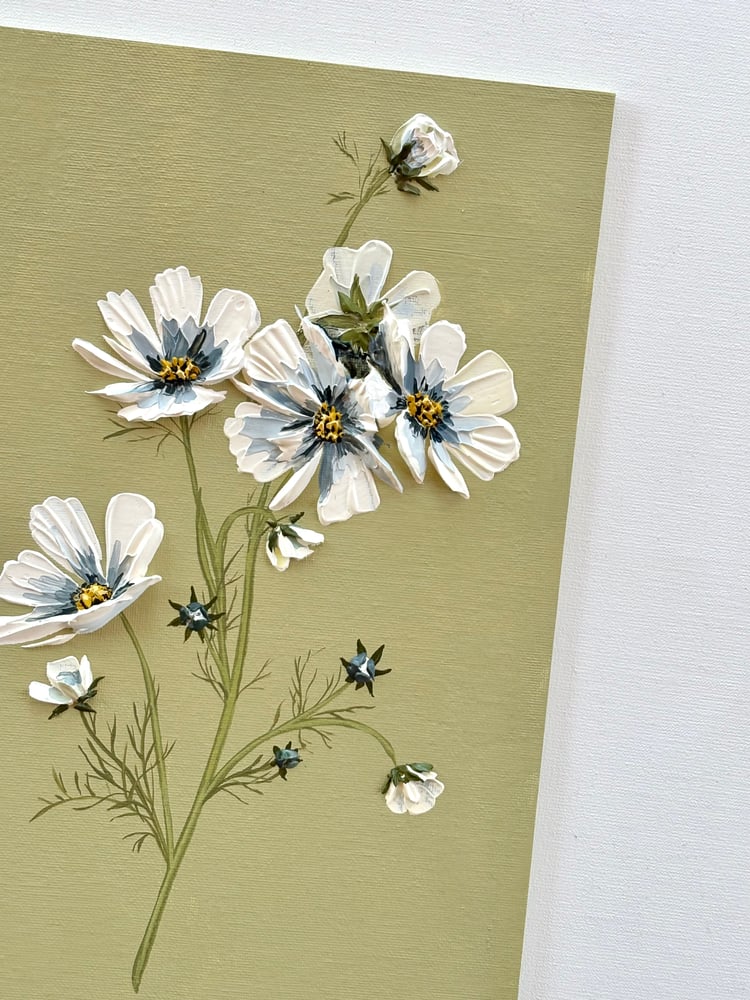 Image of Cosmos On Apple Green 