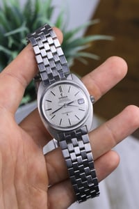 Image 1 of 1969 Omega Constellation 168.017 - Gerald Genta "C-Shape" design - All original with box
