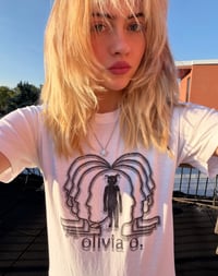 Image 1 of White  Olivia O. Head Outline & Monster T-Shirts