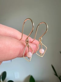 Image 2 of Opal, Diamond Frame, 14k Gold-Filled
