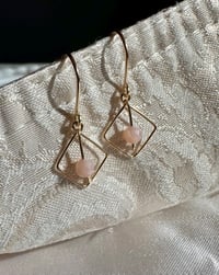 Image 3 of Opal, Diamond Frame, 14k Gold-Filled