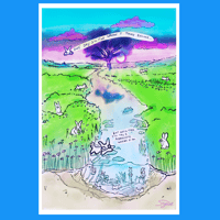 Image 2 of Sea bunny amongst bunnies Art Print 