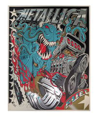 Image 1 of METALLICA  FUEL  Foil poster