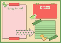 Image 2 of Dino Notepad