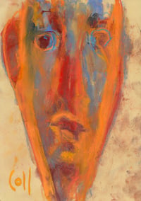 Image 2 of Stand - Sketchbook Drawing in Soft Pastels on Paper 
