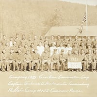 Image 2 of 1930's CCC Framed Group Photo