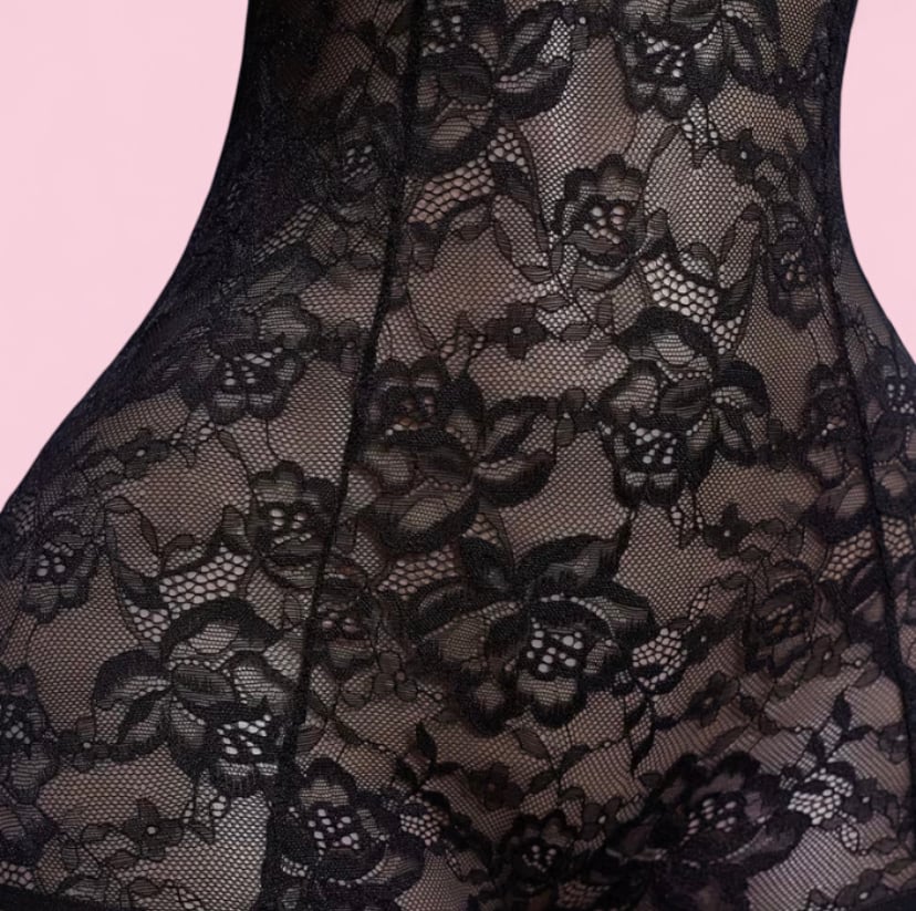 Image of Black Lace Bodysuit 