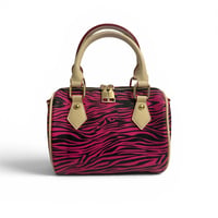 Pretty Pink Zebra Purse