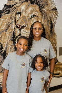Adult - Cartoon Lion Pocket Tee