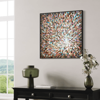 Image 6 of 'Telluric flow' - 76x76cm