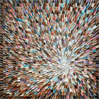 Image 9 of 'Telluric flow' - 76x76cm