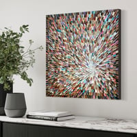 Image 12 of 'Telluric flow' - 76x76cm