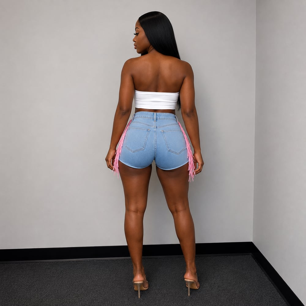 Image of Candy Denim Shorts 
