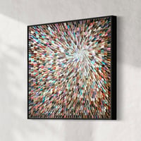 Image 1 of 'Telluric flow' - 76x76cm