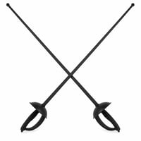 Image 1 of Pair of HEMA Training Sabre Rapier Swords - Polypropylene Fencing and Sparring Practice