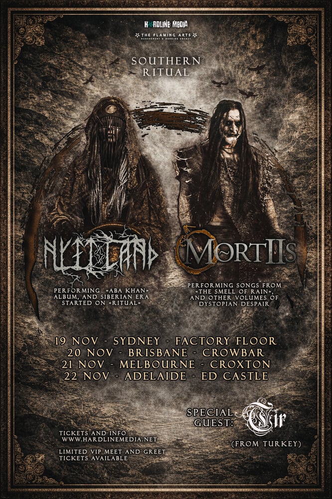 Image of MORTIIS / NYTT LAND / TIR - SYDNEY - FACTORY FLOOR - THUR 19 NOV - GA PRESALE