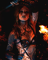 Image 2 of Fire Spinner - Fine Art Luster Print