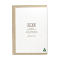 Image 2 of Australian made greeting card - Australian gum blossom