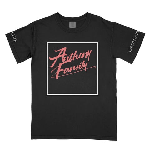Image of ANTHONY FAMILY - Live & Ordinary T-Shirt