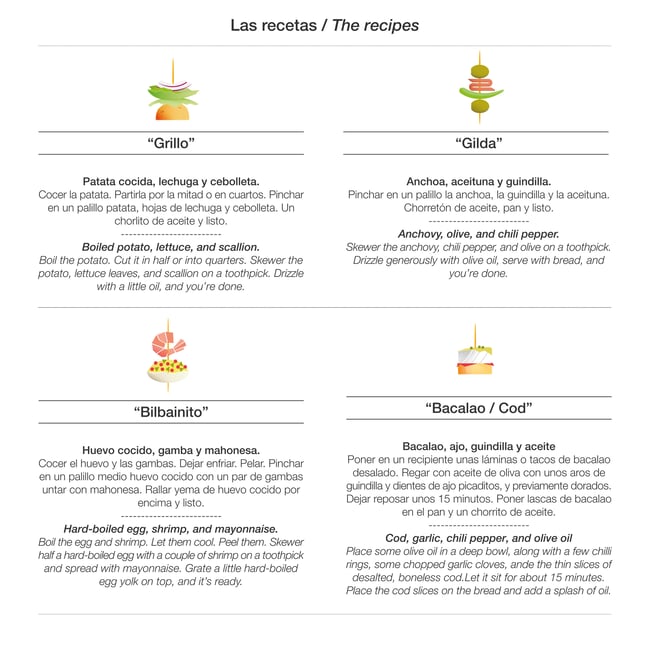 LAMINA "PINTXOS" POSTER