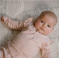Image 1 of Blue White Baby Blouse