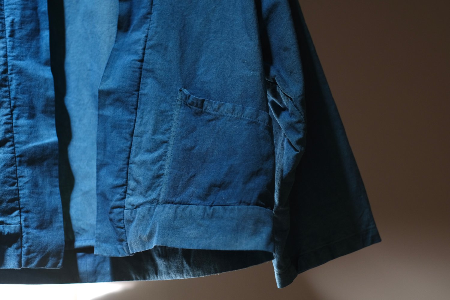 Image of Indigo Workwear Jacket - Deep blue
