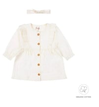 Image 2 of Organic Cotton 2-Piece Baby Dress Set