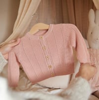 Image 5 of Organic Cotton Baby Knit Cardigan