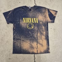 Image 12 of Assorted hand bleached Nirvana tees