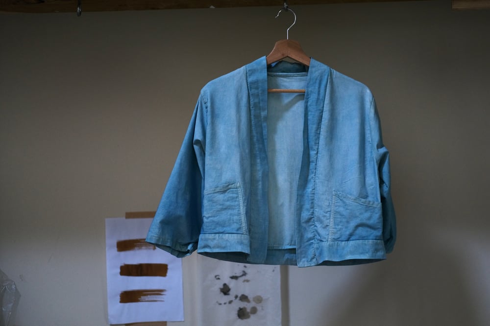 Image of Indigo Workwear Jacket - Sky blue