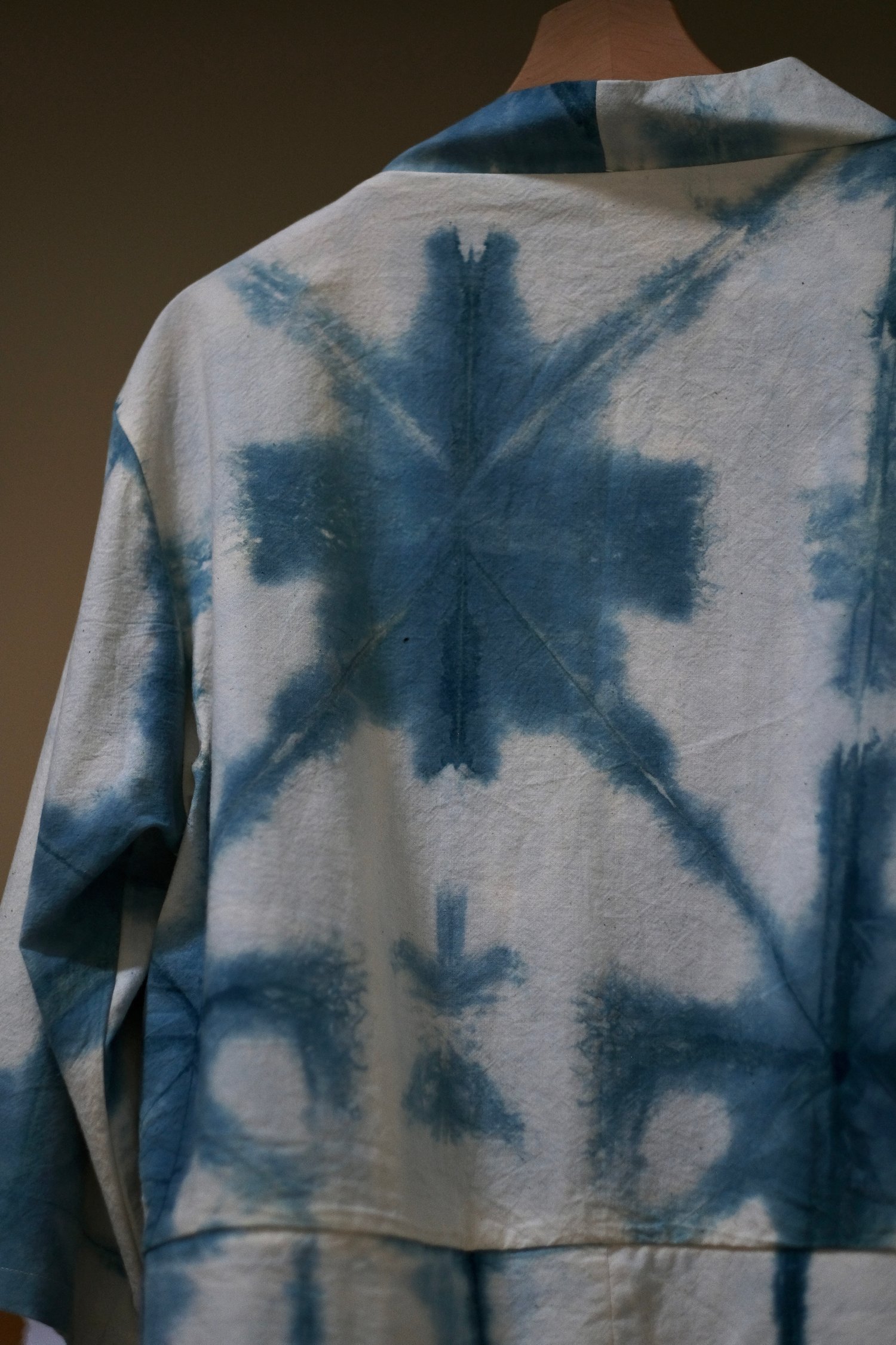 Image of Indigo Workwear Jacket - Shibori