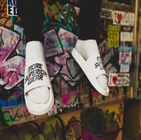 White MSW Super Comfortable Slides