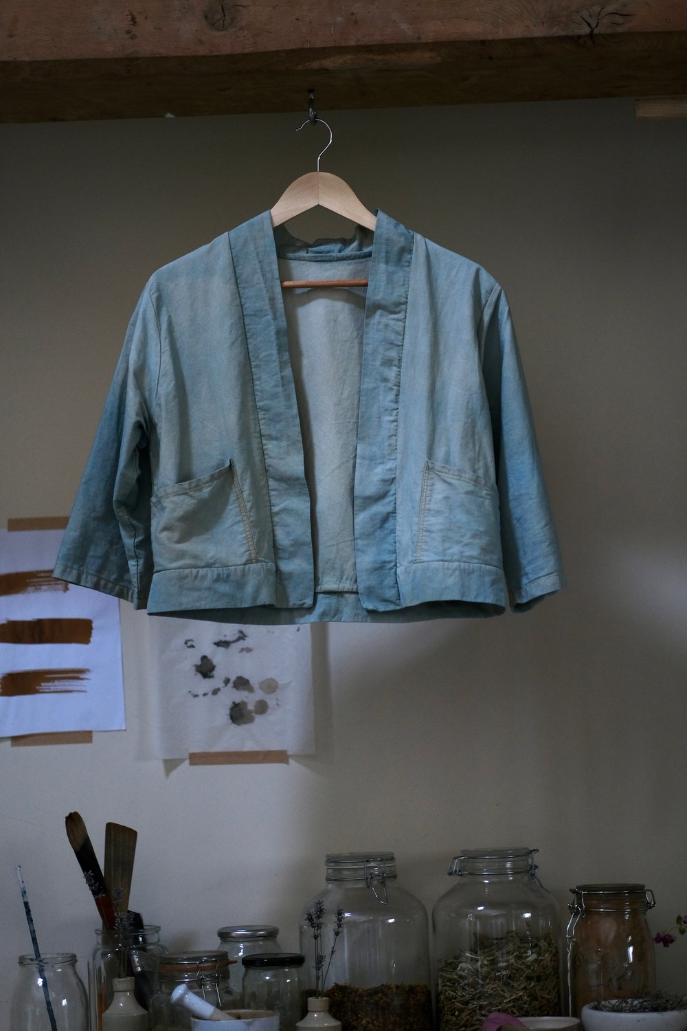 Image of Indigo Workwear Jacket - Jaded blue