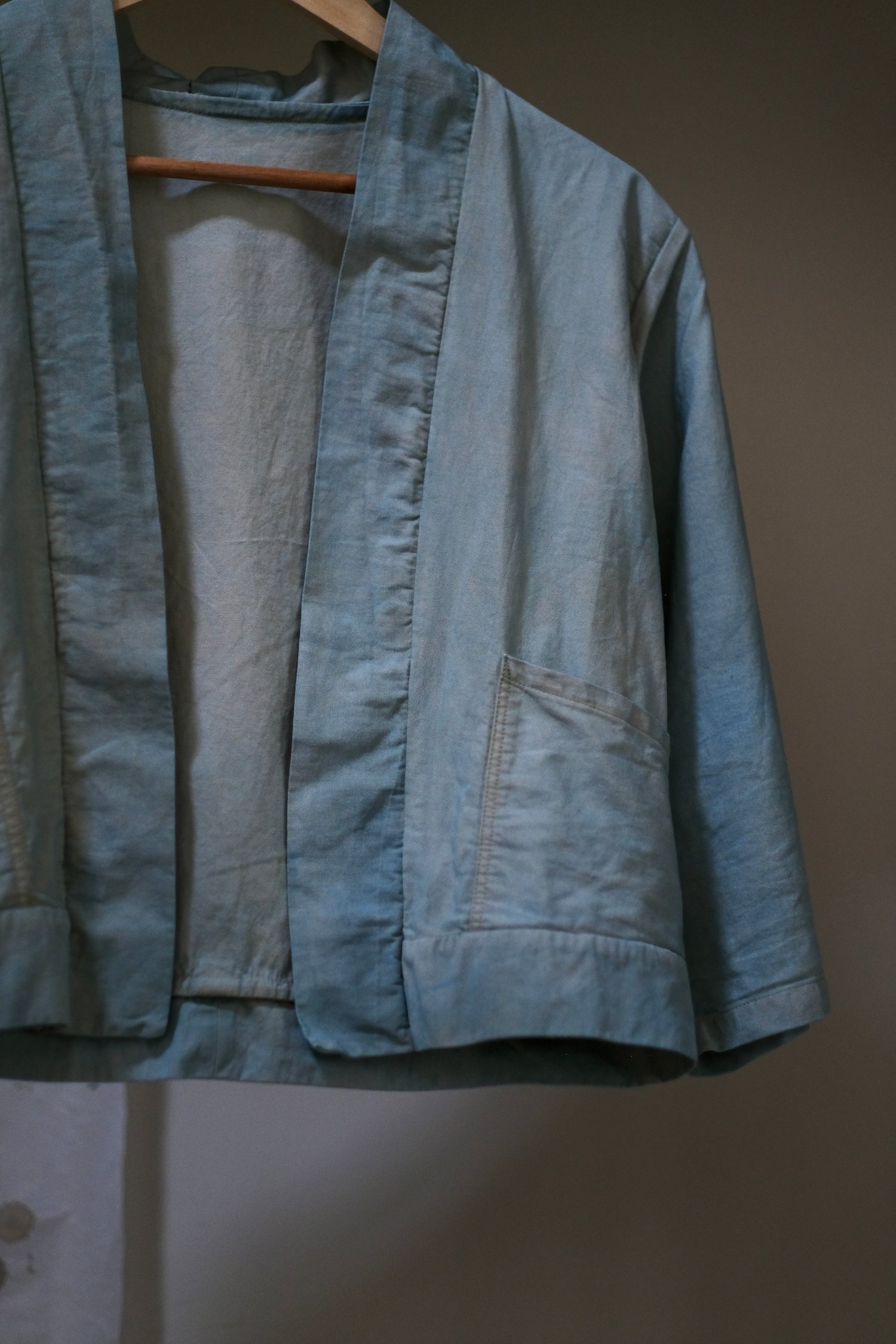 Image of Indigo Workwear Jacket - Jaded blue