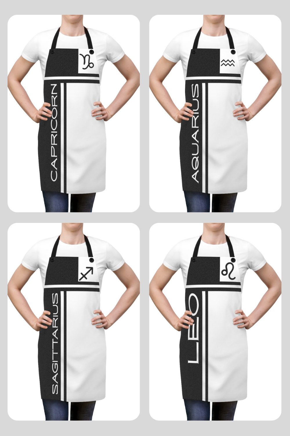 Image of 12 Zodiac Sign Aprons