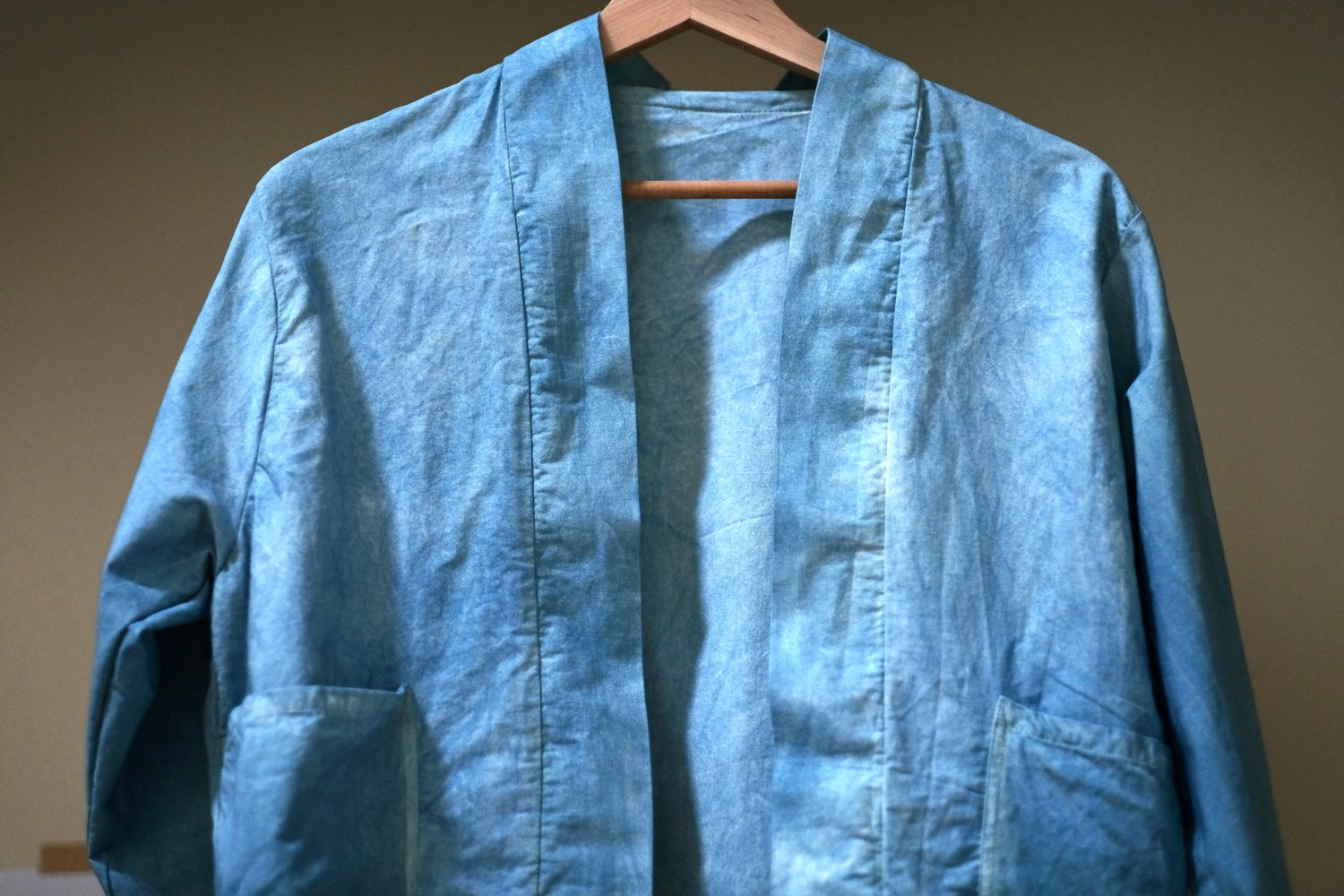 Image of Indigo Workwear Jacket - Faded blue