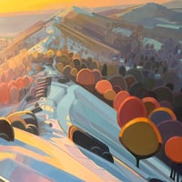 Image 3 of 'Malvern Sunrise Snow Glow' by Antony Bridge
