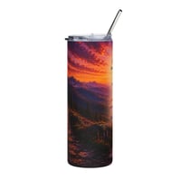 Image 2 of Stronger Than Yesterday™ 20 oz Skinny Tumbler/ Strength with Deanna