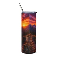 Image 3 of Stronger Than Yesterday™ 20 oz Skinny Tumbler/ Strength with Deanna