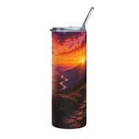 Image 4 of Stronger Than Yesterday™ 20 oz Skinny Tumbler/ Strength with Deanna