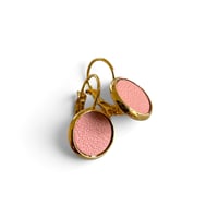 Image 1 of Boucles d'oreilles dormeuses , modèle EVA, Nude intense