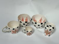 Image 2 of madonna lily polka espresso cup