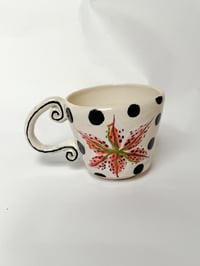 Image 1 of madonna lily polka mug