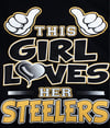 Steelers-This Girl Loves...-T-Shirt