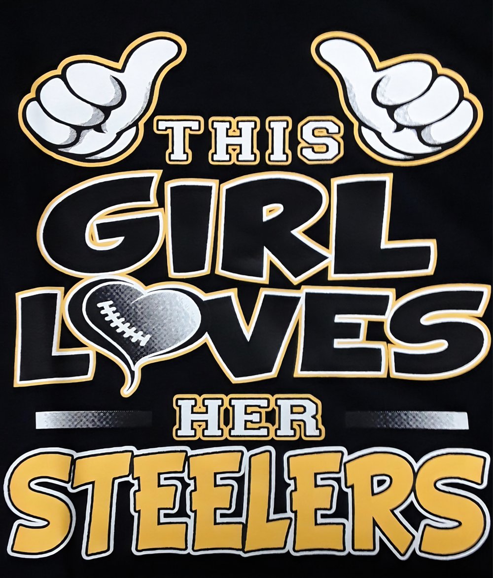 Steelers-This Girl Loves...-T-Shirt