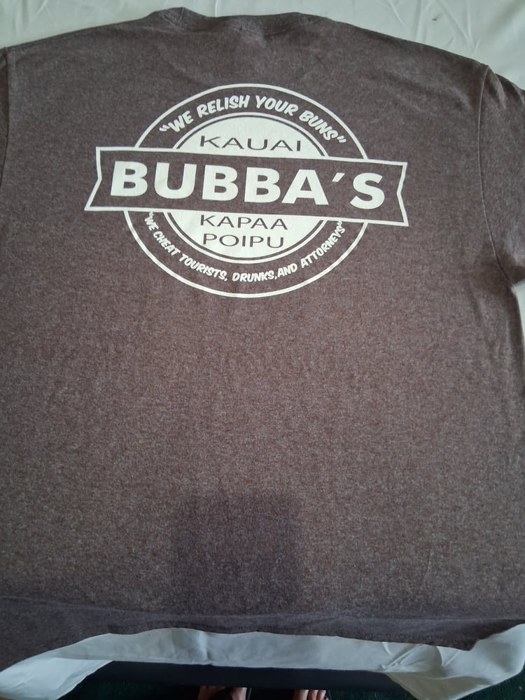 Image of Bubba's Heather Brown Target Tee