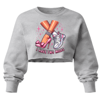 I Have 2 Moods Cropped Sweatshirt 