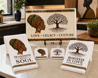 Image 1 of Black Heritage Kitchen Décor Bundle