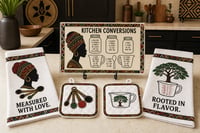 Image 4 of Black Heritage Kitchen Décor Bundle